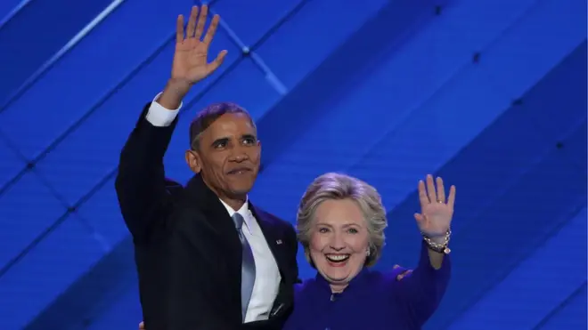 ABD'nin eski başkanı Barack Obama ve eski Dışişleri Bakanı Hillary Clinton