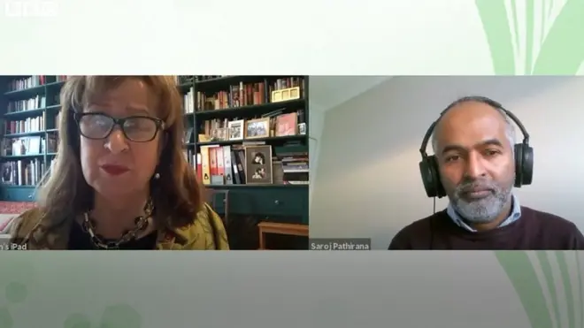 හෙලනා කෙනඩි සාමිවරිය සමඟ සාකච්ඡාව