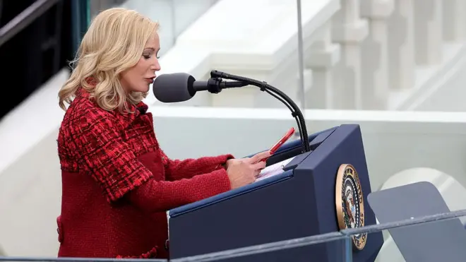 ABD Başkanı Donald Trump'ın ruhani danışmanı Paula White-Cain.