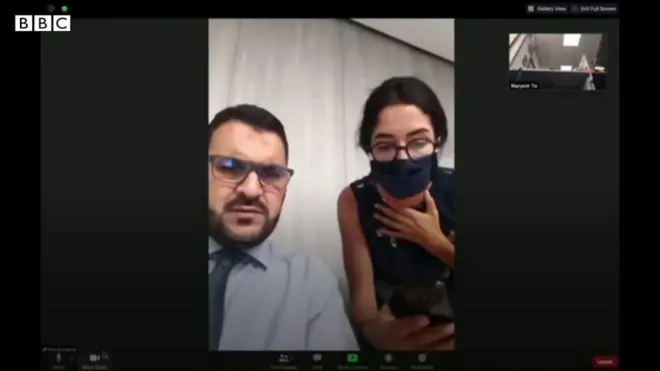 BBCのビデオインタビュー