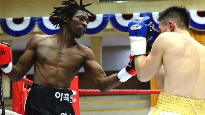 난민 복서 이흑산 권투 경기