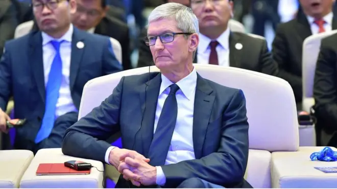 ઍપલના ચીફ એક્ઝિક્યૂટિવ ટિમ કુક.