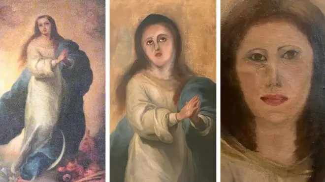Murillo'nun eseri üzerinde iki "restorasyon" girişiminde bulunuldu