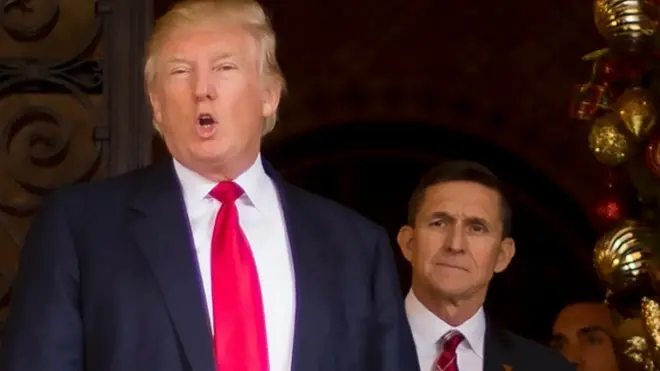 وائٹ ہاؤس کے ترجمان نے کہا ہے کہ صدر ٹرمپ کو فلن کے رابطے کے بارے میں علم تھا