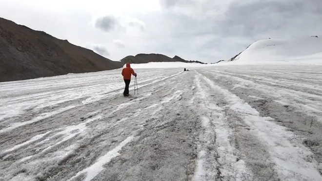 Ледники Тянь-Шаня тают.