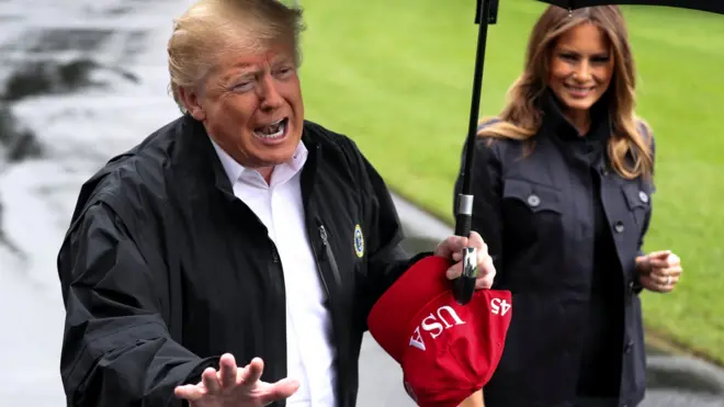 ترامب وزوجته