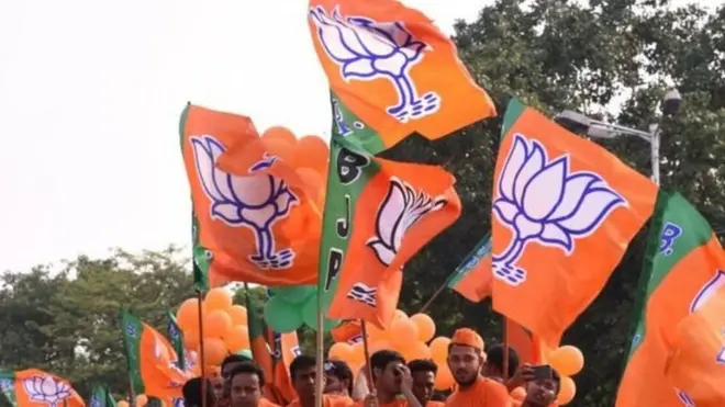 ભાજપ સમર્થકોની તસવીર