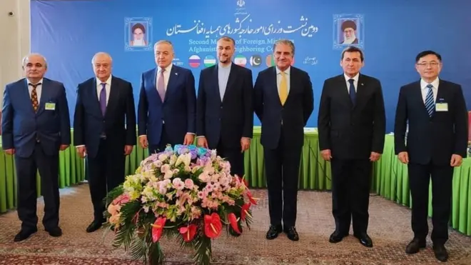 د افغانستان ګاونډیو هېوادونو د بهرنیو چارو وزیرانو چارشنبه تهران کې غونډه وکړه