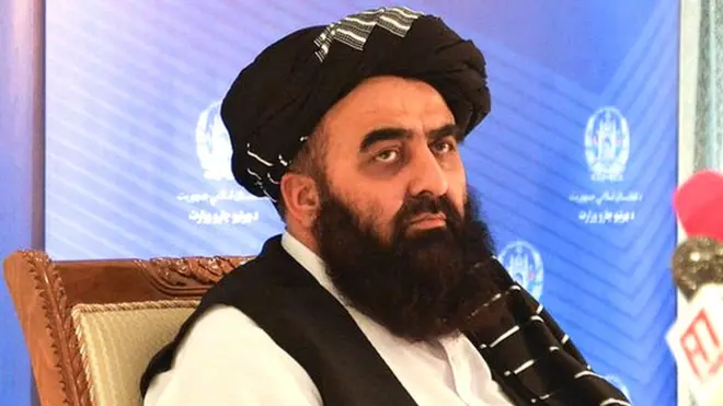 తాలిబాన్ విదేశాంగ మంత్రి ఆమిర్ ఖాన్ ముత్తాఖీ