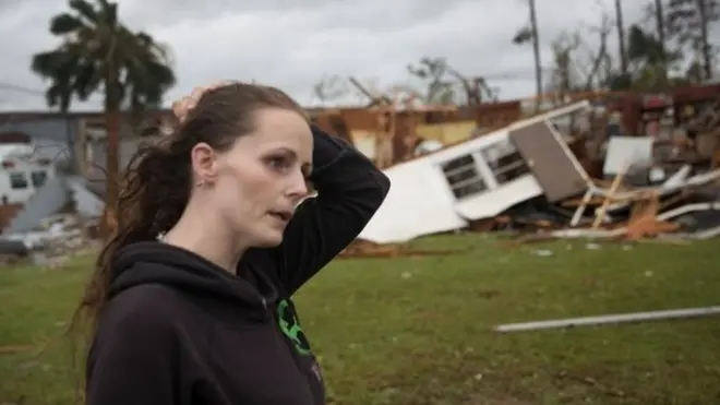 El huracán Michael arrasó las viviendas menos resistentes.