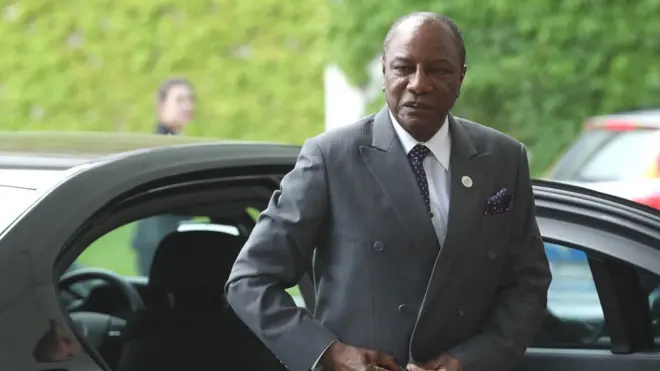 Le président de la Guinée, Alpha Condé