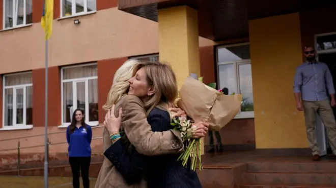 Перша леді США приїхала з неоголошеним візитом до України