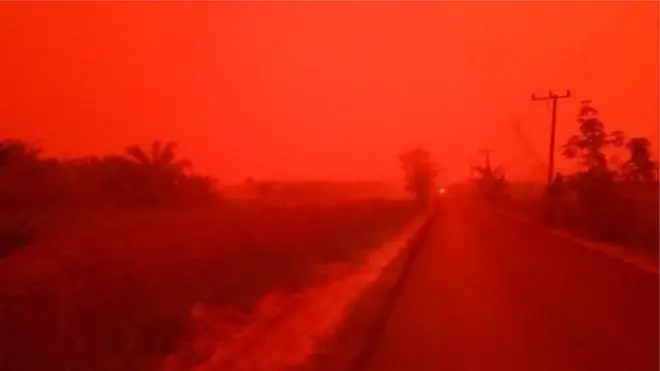 ఇండోనేసియా ఆకాశం రక్తం