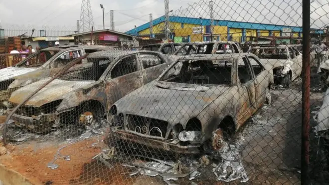 Cars wey burn