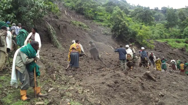 በምስራቅ ጎጃም የደረሰው የመሬት መንሸራተት አደጋ