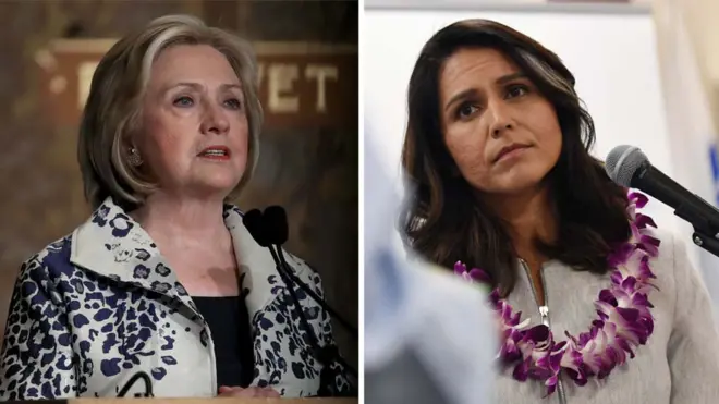Clinton and Gabbard