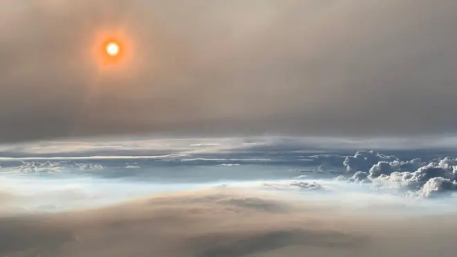 огненные облака