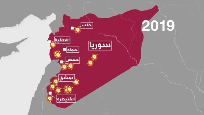 غارات جوية على مواقع في سوريا