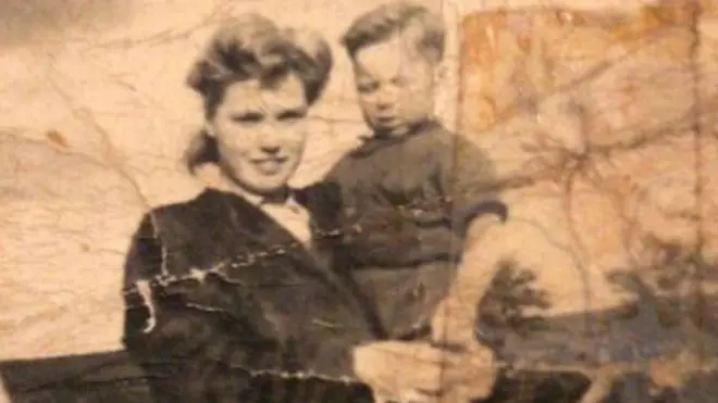 Albert Gilmour with Ruby, the mother he thought was his sister