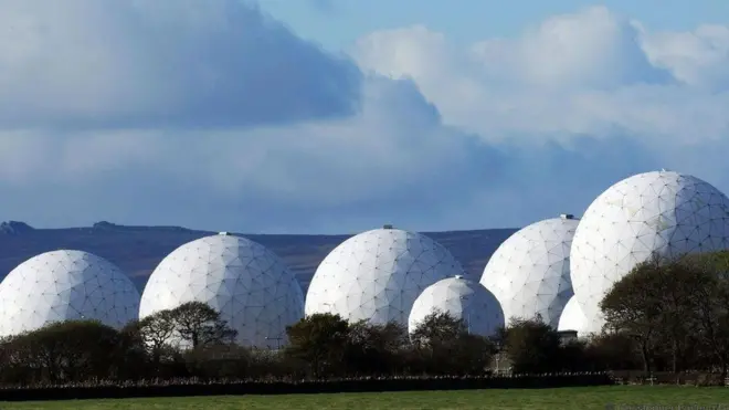 Радари на базі королівських ВПС Великої Британії у Менвіт-Гілл