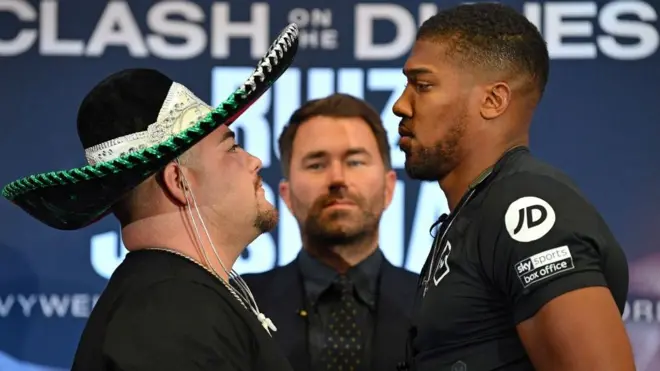 "Clash on di Dunes" fight between Joshua and Andy Ruiz Jr. go happun for Diriyah on 7 December