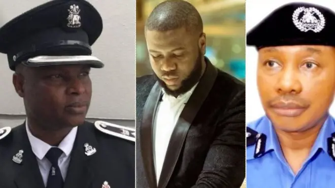 Abba Kyari/Hushpuppi na IGP Usman Alkali Baba