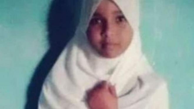 Aisha Ilyaas Aden avait 12 ans lorsqu'elle a été kidnappée, violée en bande et tuée fin février 2019.