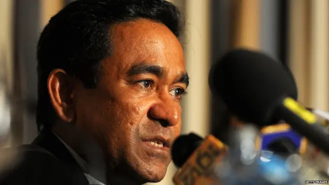 मालदीव के राष्ट्रपति अब्दुल्ला यमीन