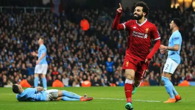 Mohammed Salah nyere aka n'ime goolu iri ise Liverpool nyere n'afọ a