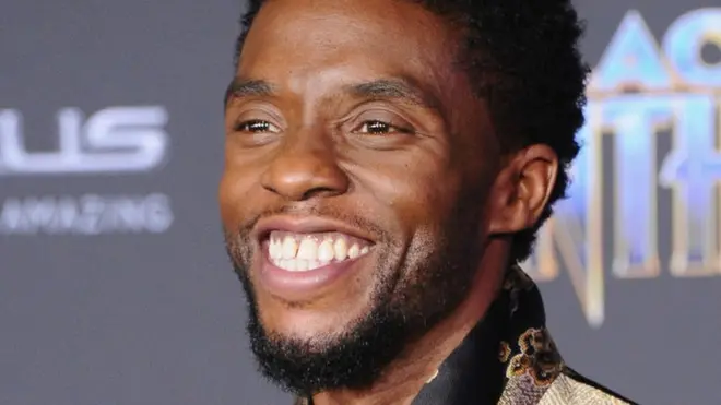 Chadwick Aaron Boseman during one Black Panther outing