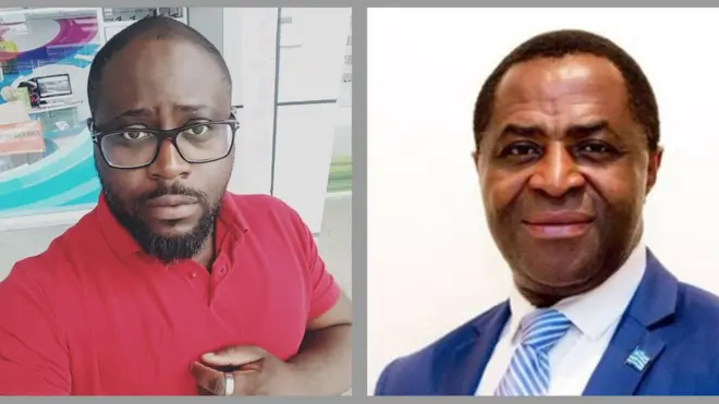 Mark Bareta (L) and Sisiku Ayuk Tabe (R)