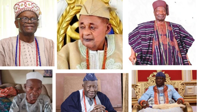 Oba Lamidi Adeyemi: 5 Nigerian traditional rulers wey join dia ancestors before Alaafin of Oyo