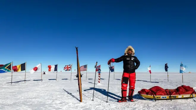 On je 26. čovek na planeti koji je uspeo da osvoji Južni pol