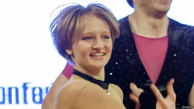 Rusiya mediasıKaterina Tixonovanın Putinin qızı olduğunu iddia edir.