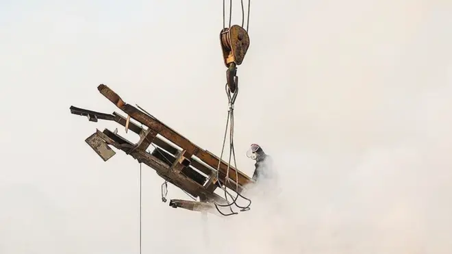 سومین روز عملیات نجات در محل حادثه ساختمان پلاسکو