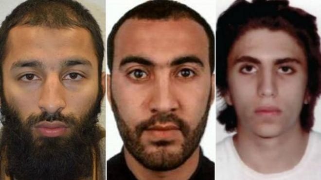 Khuram Butt, Rachid Radouane and Youssef Zaghba carried out the London Bridge attacks