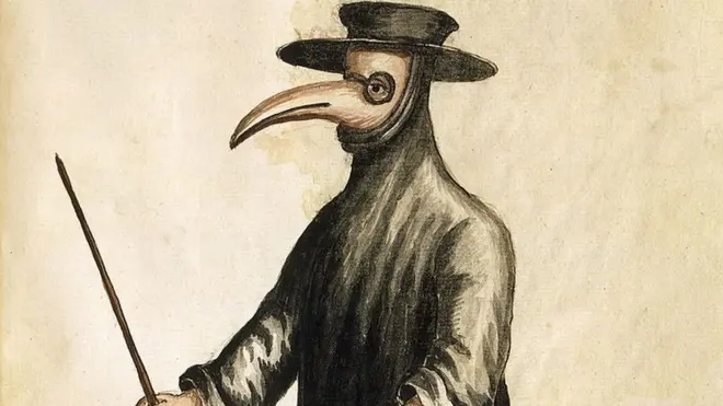 "Чумний доктор" став символом епідемій у середньовічній Європі