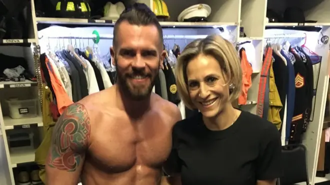 치펜데일 출연자와 BBC 기자 에밀리 매틀리스