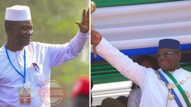 Samura Kamara and Maada Bio