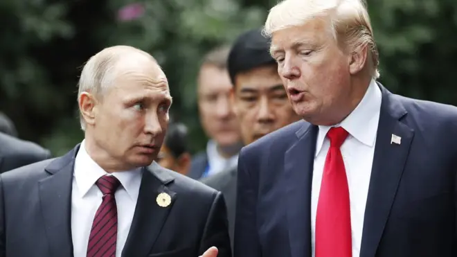 Putin ve Trump aynı karede