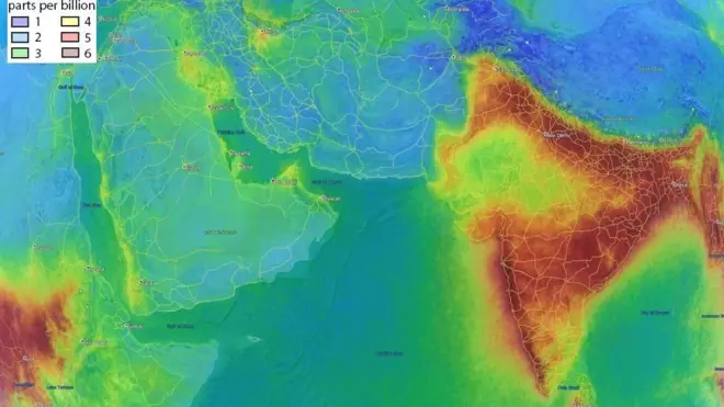 SFP-ट्रोपोमी द्वारा मापी गई फ़ॉर्मलडिहाइड की मात्रा