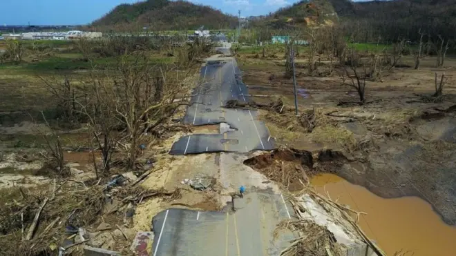 హరికేన్ మారియా విధ్వంసం