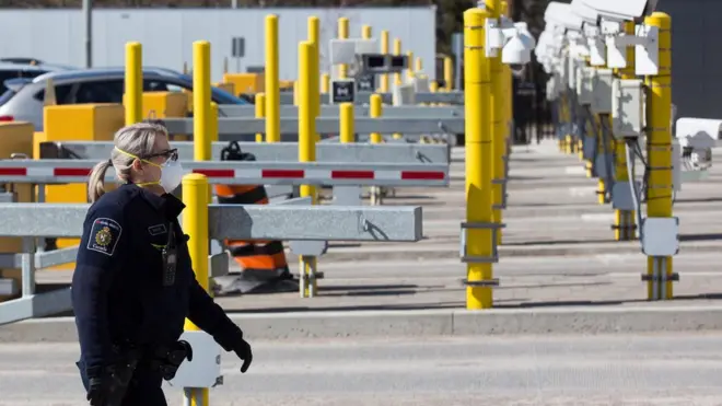 The US has closed its land border with Canada and Mexico since March 2020