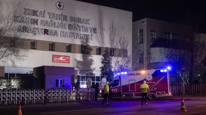 Çindən təxliyə olunanların Türkiyənin paytaxtı Ankarada nəzarətdaə saxlandığı xəstəxana