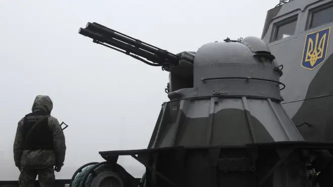 Основой флота Украины станут небольшие катера. На снимке - пограничный сторожевой катер "Донбасс"