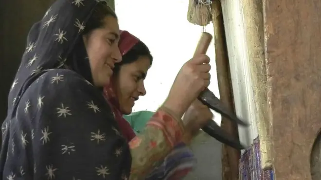 قالین، کشمیر