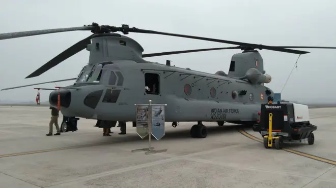 చండీగఢ్‌లో చినూక్ హెలికాప్టర్
