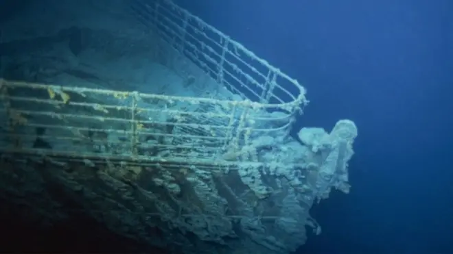 泰坦尼克號水下殘骸