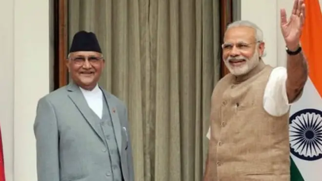 केपी ओली और नरेंद्र मोदी