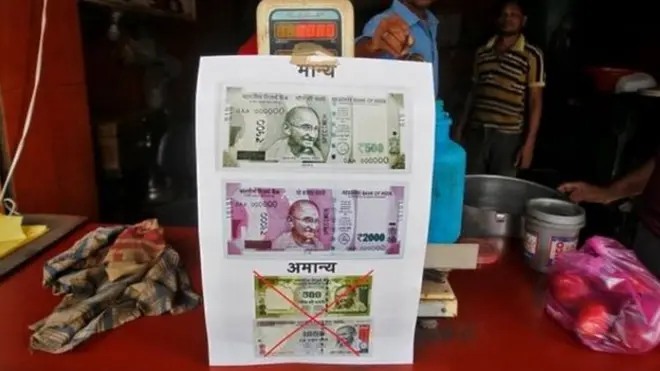 මුදල් නෝට්ටු අවලංගු කිරීමෙන් ඉන්දියාවේ දේශපාලන ආරවුල්